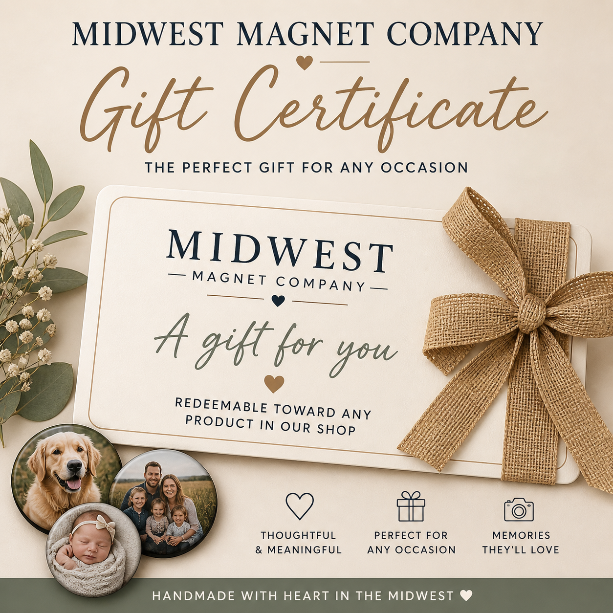 Midwest Magnet Company Gift Card – The Perfect Personalized Gift