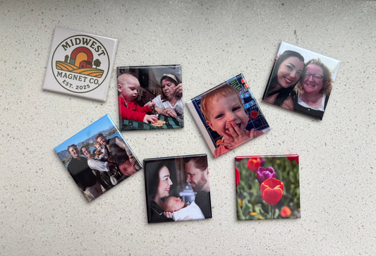 Custom Photo Magnets (2x2 Square Set of 10)