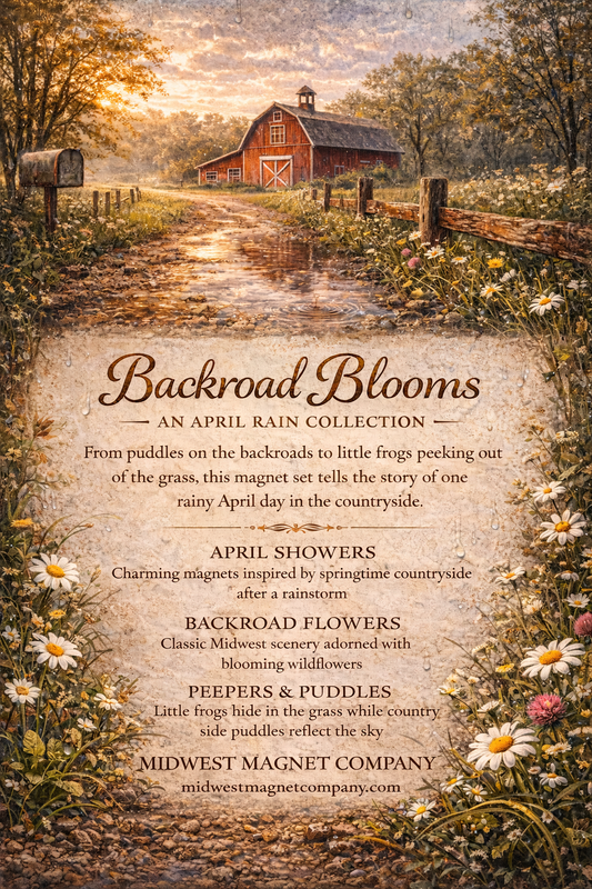 Backroad Blooms Magnet Collection